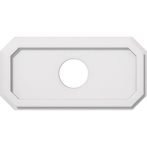 Ekena Millwork Axel Ceiling Medallion - Primed Polyurethaneurethane - CMP20X10ED-04000