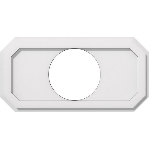 Ekena Millwork Axel Ceiling Medallion - Primed Polyurethaneurethane - CMP20X10ED-07000