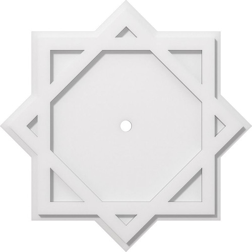 Ekena Millwork Axel Ceiling Medallion - Primed Polyurethaneurethane - CMP22AL-01000