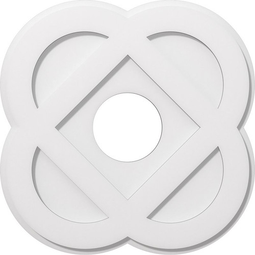 Ekena Millwork Axel Ceiling Medallion - Primed Polyurethaneurethane - CMP22CE-06000