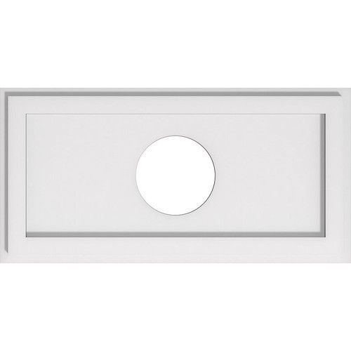 Ekena Millwork Axel Ceiling Medallion - Primed Polyurethaneurethane - CMP22X11RE-05000