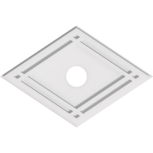 Ekena Millwork Axel Ceiling Medallion - Primed Polyurethaneurethane - CMP22X14DD-03000