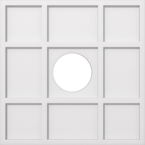 Ekena Millwork Axel Ceiling Medallion - Primed Polyurethaneurethane - CMP26RK-07000