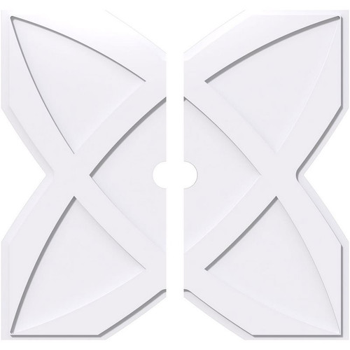 Ekena Millwork Axel Ceiling Medallion - Primed Polyurethaneurethane - CMP26TS2-02000