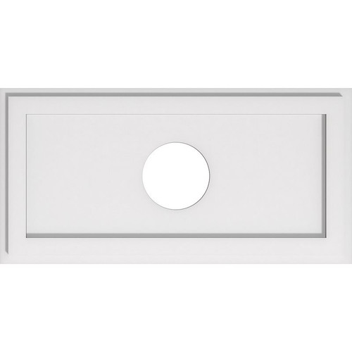 Ekena Millwork Axel Ceiling Medallion - Primed Polyurethaneurethane - CMP26X13RE-05000
