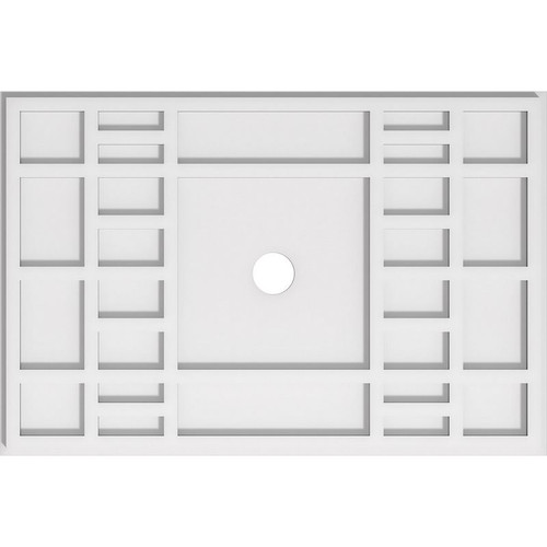 Ekena Millwork Axel Ceiling Medallion - Primed Polyurethaneurethane - CMP26X17BX-02000