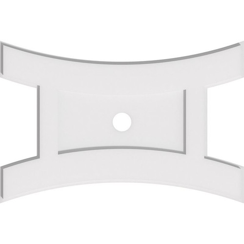 Ekena Millwork Axel Ceiling Medallion - Primed Polyurethaneurethane - CMP26X17HN-02000