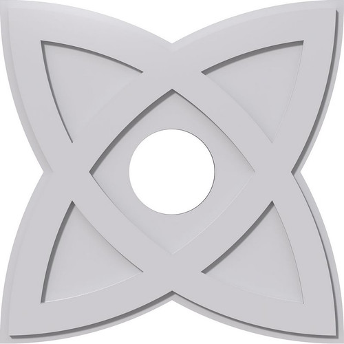 Ekena Millwork Axel Ceiling Medallion - Primed Polyurethaneurethane - CMP28CM-07000