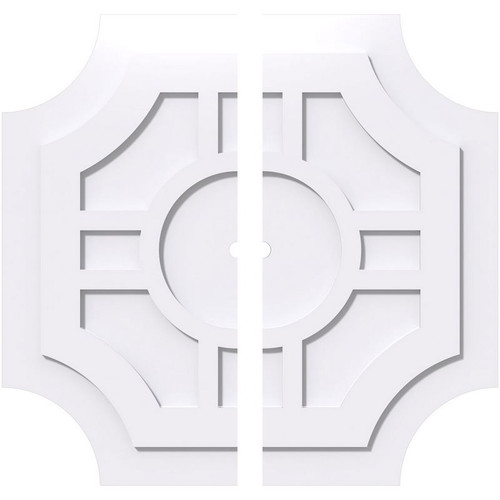 Ekena Millwork Axel Ceiling Medallion - Primed Polyurethaneurethane - CMP28HS2-01000