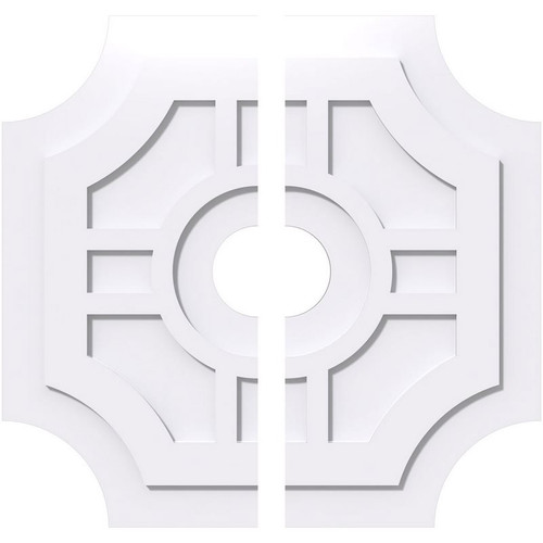 Ekena Millwork Axel Ceiling Medallion - Primed Polyurethaneurethane - CMP28HS2-05000