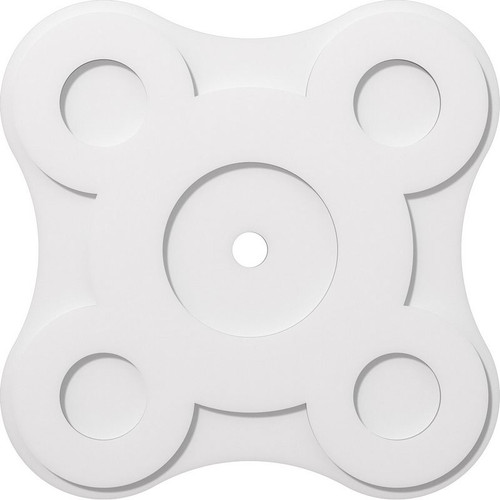 Ekena Millwork Axel Ceiling Medallion - Primed Polyurethaneurethane - CMP28LA-02000