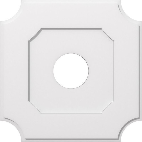 Ekena Millwork Axel Ceiling Medallion - Primed Polyurethaneurethane - CMP28LE-07000