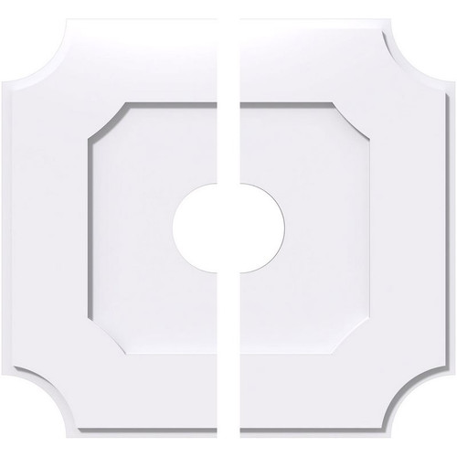 Ekena Millwork Axel Ceiling Medallion - Primed Polyurethaneurethane - CMP28LE2-06000