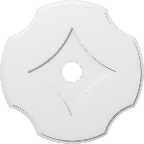 Ekena Millwork Axel Ceiling Medallion - Primed Polyurethaneurethane - CMP28PL-04000