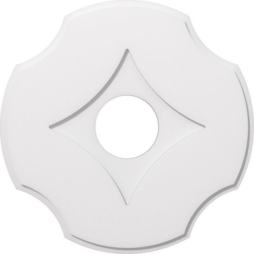 Ekena Millwork Axel Ceiling Medallion - Primed Polyurethaneurethane - CMP28PL-07000