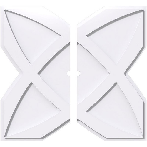 Ekena Millwork Axel Ceiling Medallion - Primed Polyurethaneurethane - CMP28TS2-01000