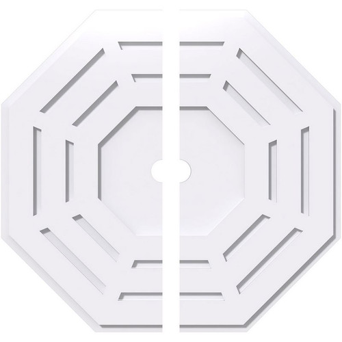 Ekena Millwork Axel Ceiling Medallion - Primed Polyurethaneurethane - CMP28WN2-02000