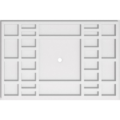Ekena Millwork Axel Ceiling Medallion - Primed Polyurethaneurethane - CMP28X18BX-01000