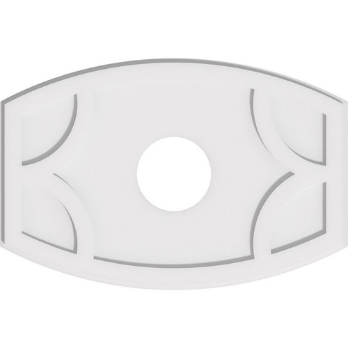 Ekena Millwork Axel Ceiling Medallion - Primed Polyurethaneurethane - CMP28X18KY-06000