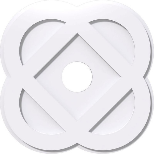 Ekena Millwork Axel Ceiling Medallion - Primed Polyurethaneurethane - CMP30CE-06000