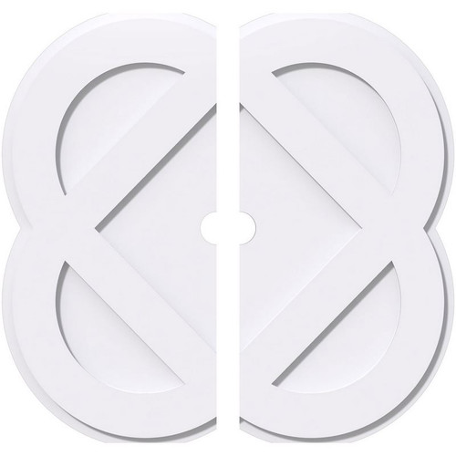 Ekena Millwork Axel Ceiling Medallion - Primed Polyurethaneurethane - CMP30CE2-02000