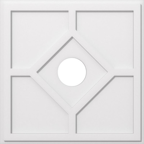 Ekena Millwork Axel Ceiling Medallion - Primed Polyurethaneurethane - CMP30EY-06000