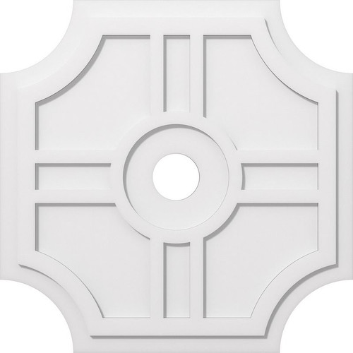 Ekena Millwork Axel Ceiling Medallion - Primed Polyurethaneurethane - CMP30HS-04000