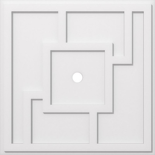 Ekena Millwork Axel Ceiling Medallion - Primed Polyurethaneurethane - CMP30KX-02000