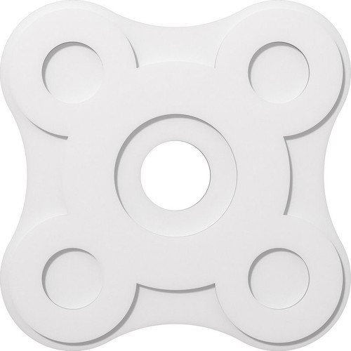 Ekena Millwork Axel Ceiling Medallion - Primed Polyurethaneurethane - CMP30LA-06000