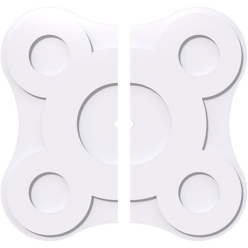 Ekena Millwork Axel Ceiling Medallion - Primed Polyurethaneurethane - CMP30LA2-01000
