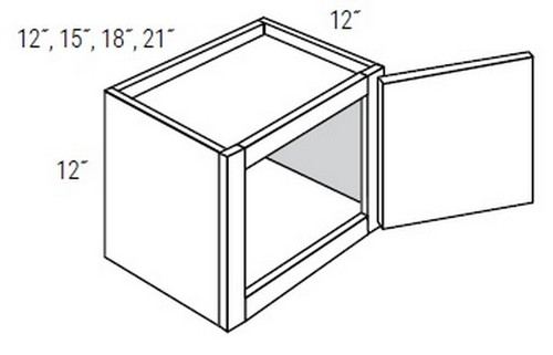 JSI Cabinetry Trenton Slab Kitchen Cabinet - W1518-VTS