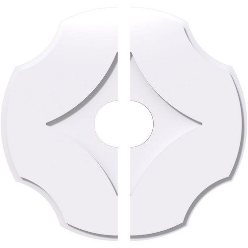 Ekena Millwork Axel Ceiling Medallion - Primed Polyurethaneurethane - CMP30PL2-06000