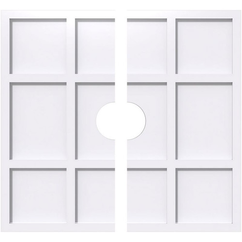Ekena Millwork Axel Ceiling Medallion - Primed Polyurethaneurethane - CMP30RK2-05000