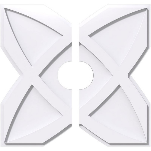 Ekena Millwork Axel Ceiling Medallion - Primed Polyurethaneurethane - CMP30TS2-06000