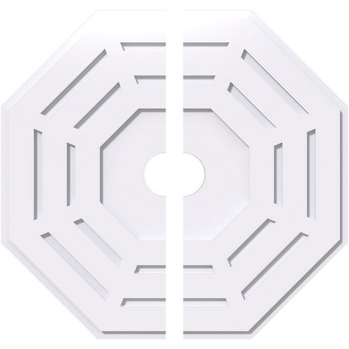 Ekena Millwork Axel Ceiling Medallion - Primed Polyurethaneurethane - CMP30WN2-04000