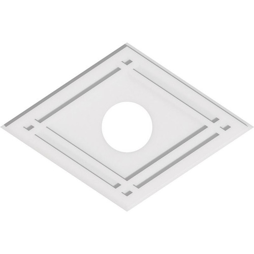 Ekena Millwork Axel Ceiling Medallion - Primed Polyurethaneurethane - CMP30X20DD-06000