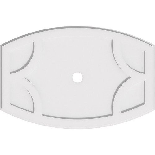 Ekena Millwork Axel Ceiling Medallion - Primed Polyurethaneurethane - CMP30X20KY-02000