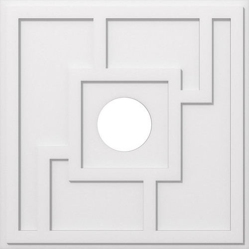 Ekena Millwork Axel Ceiling Medallion - Primed Polyurethaneurethane - CMP32KX-07000