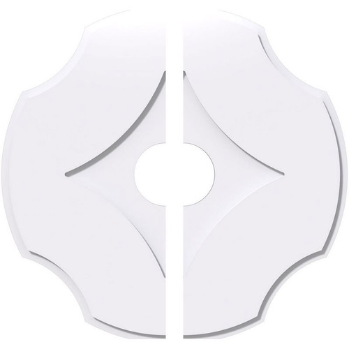 Ekena Millwork Axel Ceiling Medallion - Primed Polyurethaneurethane - CMP32PL2-06000