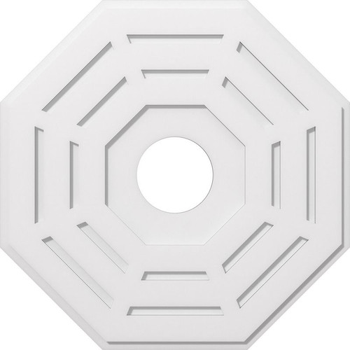 Ekena Millwork Axel Ceiling Medallion - Primed Polyurethaneurethane - CMP32WN-07000