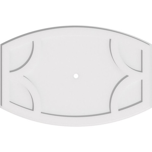 Ekena Millwork Axel Ceiling Medallion - Primed Polyurethaneurethane - CMP32X21KY-01000