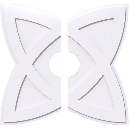 Ekena Millwork Axel Ceiling Medallion - Primed Polyurethaneurethane - CMP34CM2-07000