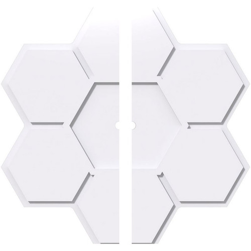 Ekena Millwork Axel Ceiling Medallion - Primed Polyurethaneurethane - CMP34DY2-01000