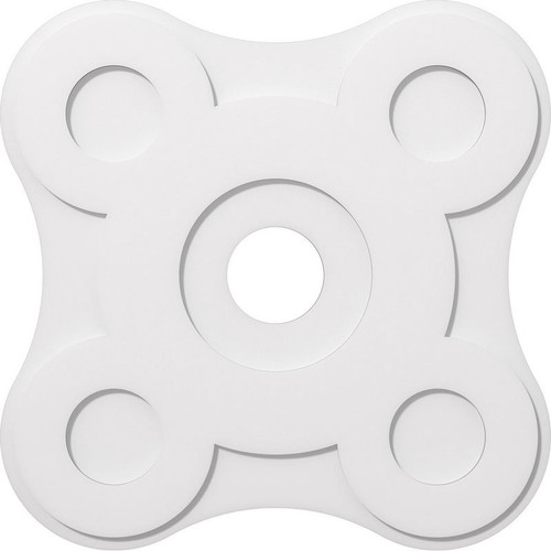Ekena Millwork Axel Ceiling Medallion - Primed Polyurethaneurethane - CMP34LA-06000