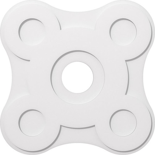 Ekena Millwork Axel Ceiling Medallion - Primed Polyurethaneurethane - CMP34LA-07000