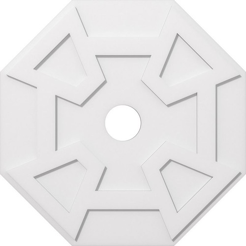 Ekena Millwork Axel Ceiling Medallion - Primed Polyurethaneurethane - CMP34LG-05000