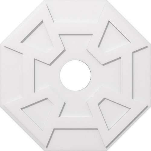 Ekena Millwork Axel Ceiling Medallion - Primed Polyurethaneurethane - CMP34LG-07000
