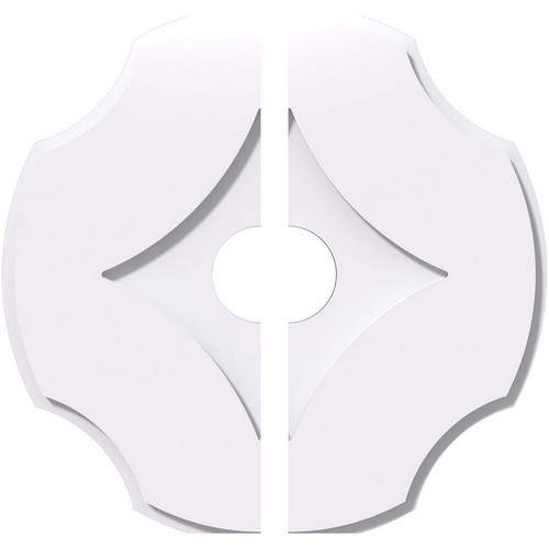 Ekena Millwork Axel Ceiling Medallion - Primed Polyurethaneurethane - CMP34PL2-06000