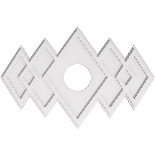 Ekena Millwork Axel Ceiling Medallion - Primed Polyurethaneurethane - CMP34X22ZE-06000
