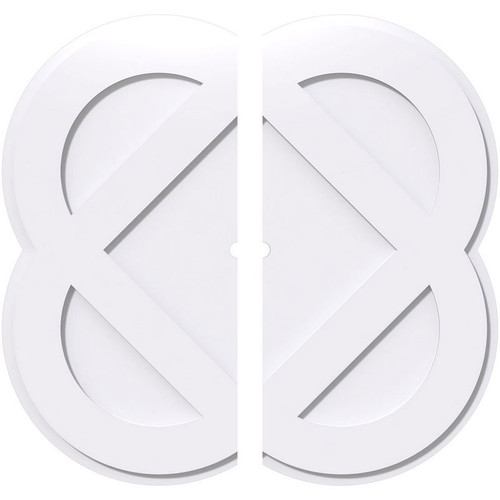 Ekena Millwork Axel Ceiling Medallion - Primed Polyurethaneurethane - CMP36CE2-01000